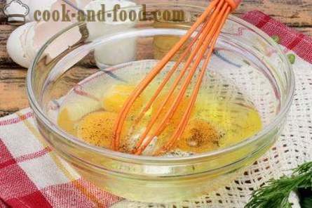 Рецепт омлет у рерни са биљем и пилетином