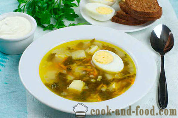 Кисељак супа са јајима рецепт с фото
