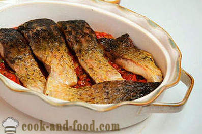 Риба печена са поврћем у рерни