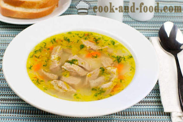 Супа од поврћа са месом и пиринчем