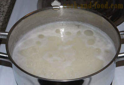 Млека пиринач кашица - Корак по корак рецепту