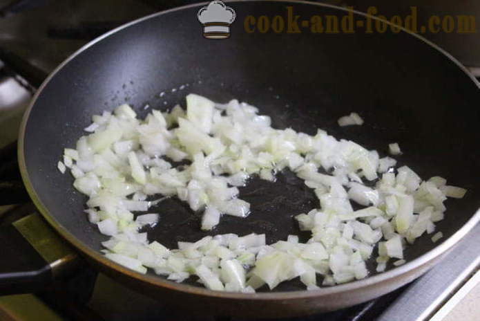 Енглески пита кромпир са месом и печуркама - како да кува касероле кромпира и меса, са корак по корак рецептури фотографије
