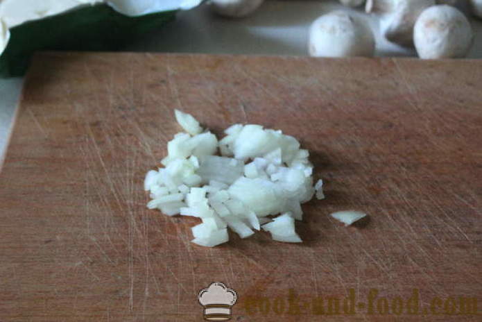 Чорба од печурака са сиром - како да кува сира супу са печуркама право брзо укусних, са корак по корак рецептури фотографије