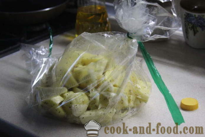 Печени кромпир са медом и сенфом у рерни - као укусна да кувате кромпир у рупу, корак по корак рецептури са Пхот