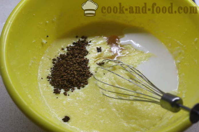Кафа и погачице у рерни мед - како да се пече колаче са кефира у силиконским калупима, корак по корак рецептури фотографије