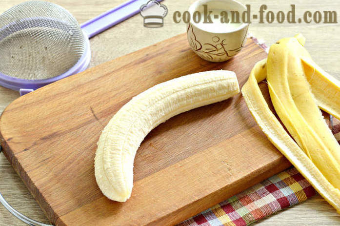 Пире банане у блендеру за одојчад - како да кува пире банане да намами, корак по корак рецептури фотографије