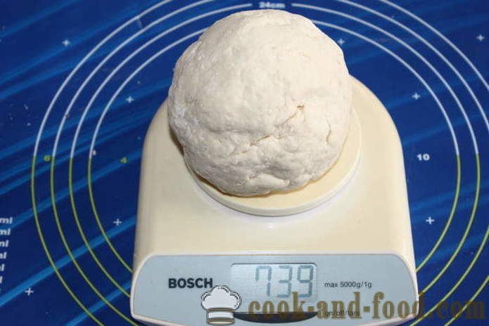 Лиснато лиснато тесто тесто пуњено - како да лиснатог теста за Напуљски теста са рикота сира, корак по корак рецептури фотографије