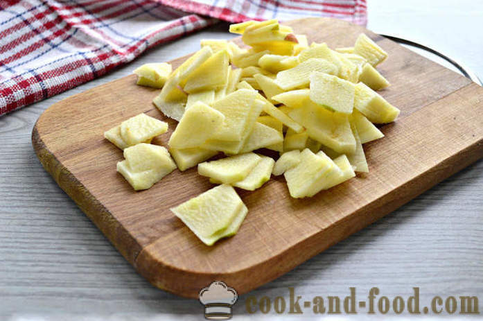 Штрудла са јабукама Лавасх - како да кува штрудлу од пита у рерни, са корак по корак рецептури фотографије