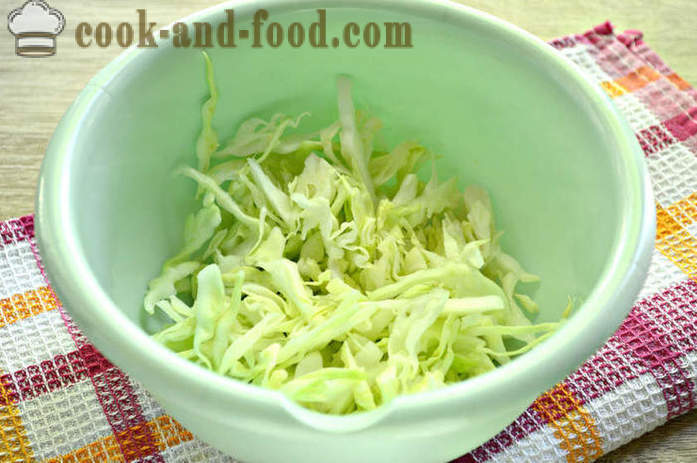 Корак по корак рецепт фото укусне салате од свежег купуса и шаргарепе - како да кувају укусно салату од младог купуса и шаргарепе