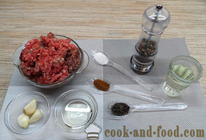 Дијететски лазање са поврћем и месом - како да кувају лазање у кући, корак по корак рецептури фотографије