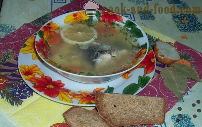 Укусна супа од шарана - како кува супу од шарана, са корак по корак рецептури фотографије