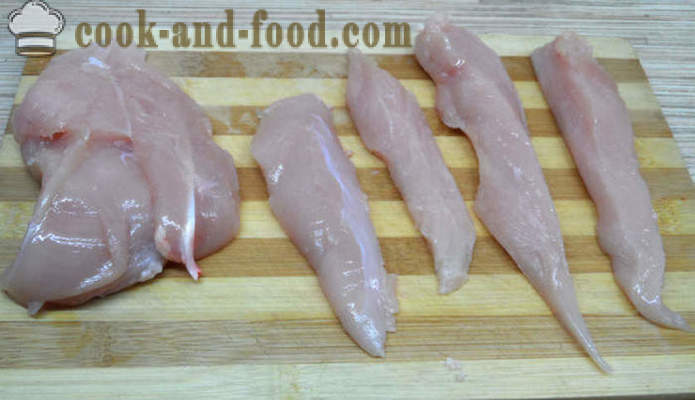 Укусна пилетина са сусамом и соја соса - како укусна да кува пиле у рерни, са корак по корак рецептури фотографије