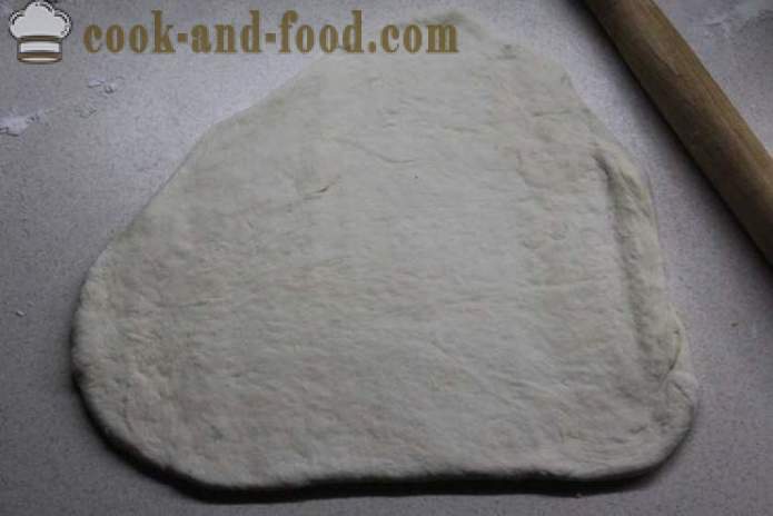 Бели лук хлеб код куће - како да Гарлиц Бреад у рерни, са корак по корак рецептури фотографије