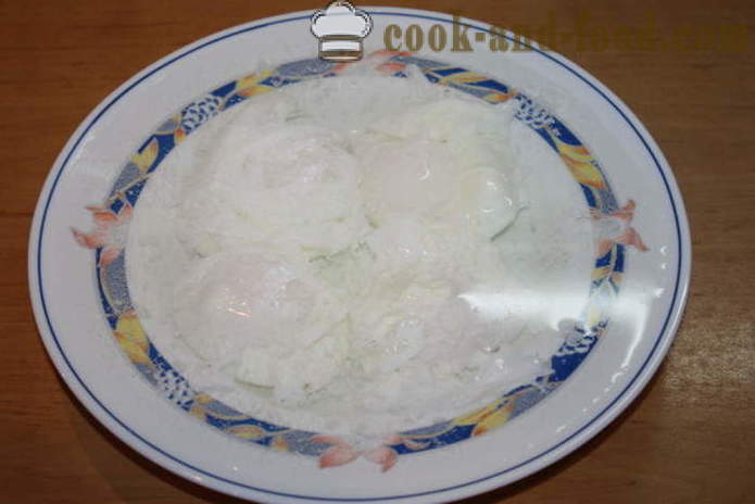 Јаје кувана у води - како да кува тврдо кувано јаје код куће, корак по корак рецептури фотографије