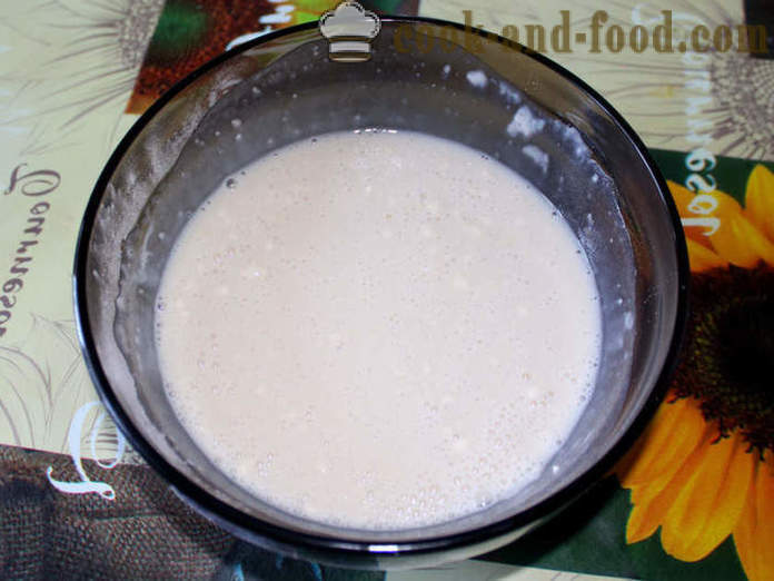 Домаћа чоколада ванила пудинг са млеком - како да кува пудинг код куће, корак по корак рецептури фотографије
