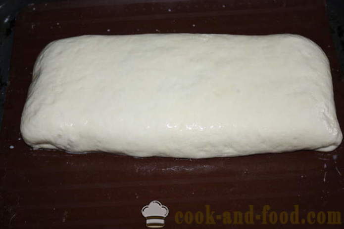 Торта квасац лиснато тесто пуњено са пилетином и кромпиром - како да пече питу са пилетином и кромпиром у рерни, са корак по корак рецептури фотографије