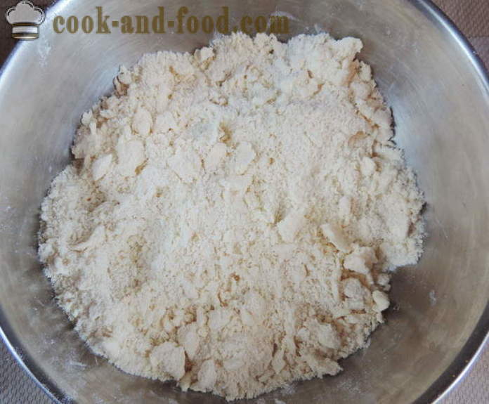 Домаћи Схортбреад тесто - колико брзо припремити кратки хлеб тесто, корак по корак рецептури фотографије