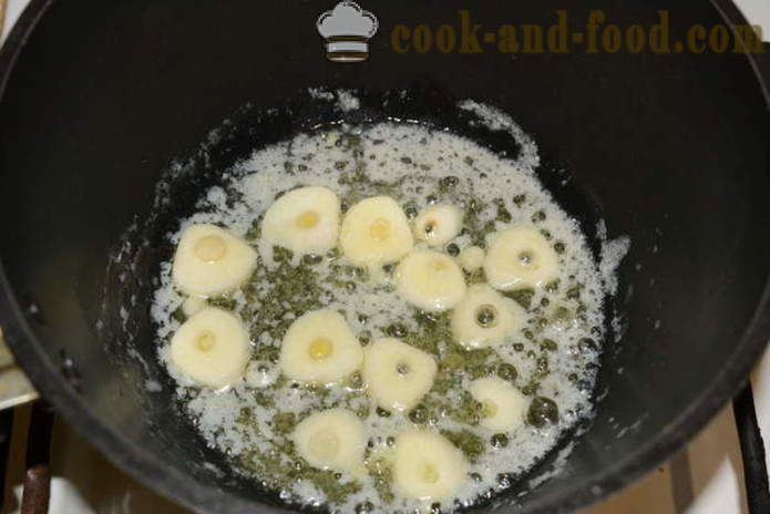 Укусно поврће пире од замрзнутог броколија - како да кувају броколи пире, корак по корак рецептури фотографије