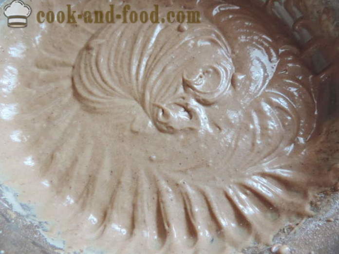 Домаћи чоколадни хрскави вафли - како да вафли у вафле, корак по корак рецептури фотографије