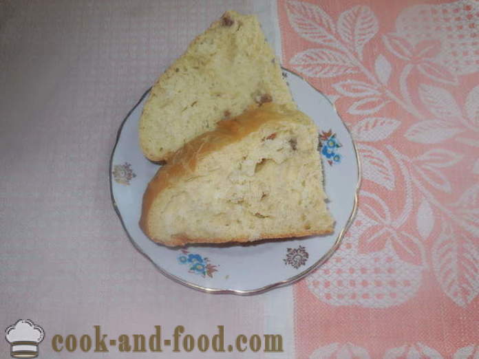 Хоме Украјински хлеб са сланином и масти - како да се пече хлеб у рерни хлеба у кући, корак по корак рецептури фотографије