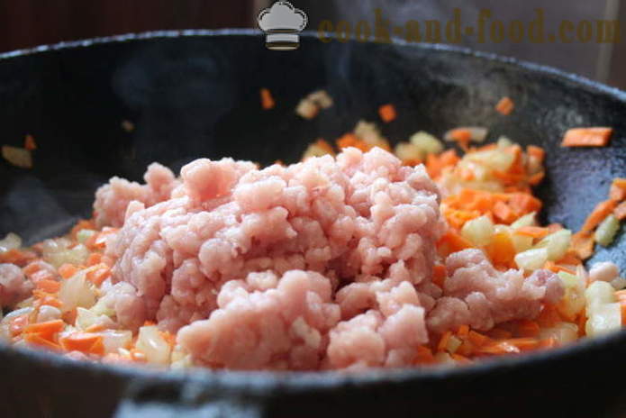 Паприкаш са сочиво, поврћем и сосом - како да кувају сочиво са месом и сосом, корак по корак рецептури фотографије