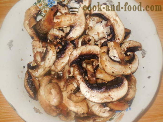Поховане печурке у тигању - СРЈ као печурке у брашно, корак по корак рецептури фотографије