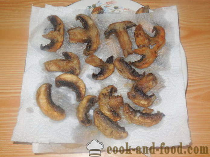 Поховане печурке у тигању - СРЈ као печурке у брашно, корак по корак рецептури фотографије