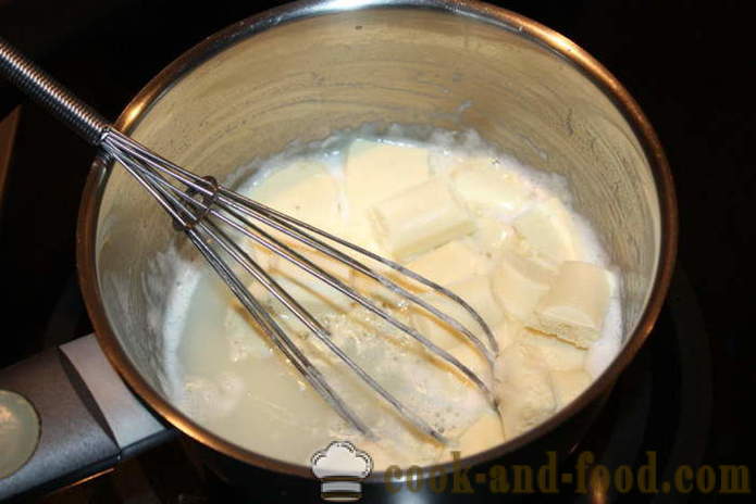 Кисело млеко Ускрс са маком и зхелтином - како да кува ускршњу сира пуњена са маком, корак по корак рецептури фотографије