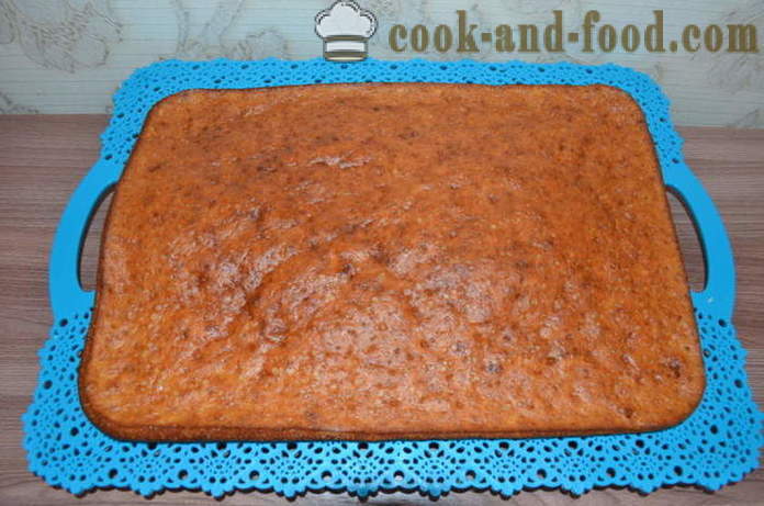 Брзо торта на кефир без пуњења - како припремити Јеллиед колач са кефира у рерни, са корак по корак рецептури фотографије