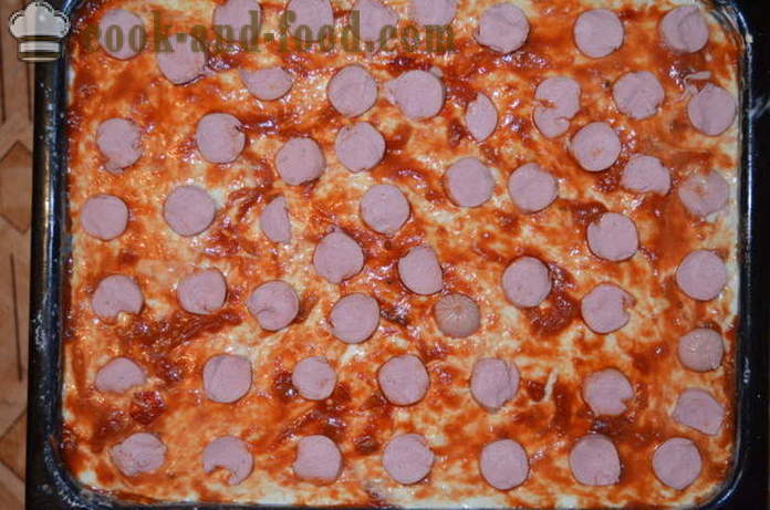 Оутдоор пица пита - како да кува пицу-питу, корак по корак рецептури фотографије