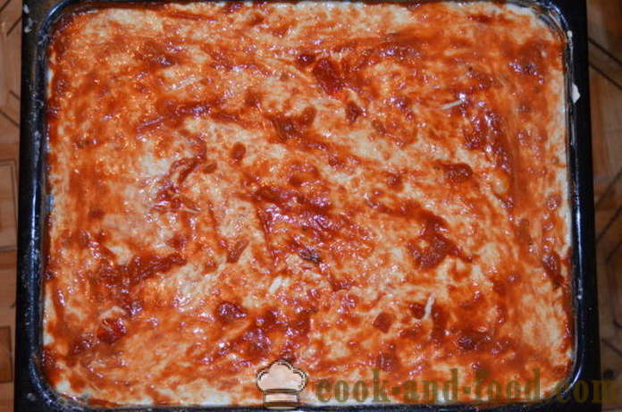 Оутдоор пица пита - како да кува пицу-питу, корак по корак рецептури фотографије