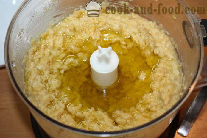 Хомемаде хумус од леблебија - како направити хумус код куће, корак по корак рецептури фотографије