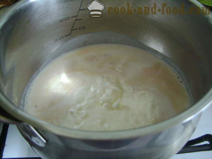Брзи тестови на јогурта без квасца - како да кува тесто на јогурт за пите, корак по корак рецептури фотографије