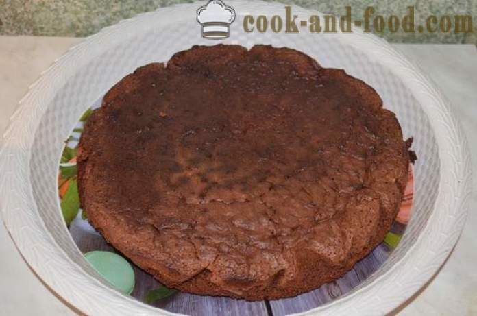 Цхоцолате бровние торта - како да чоколадне колачиће код куће, корак по корак рецептури фотографије
