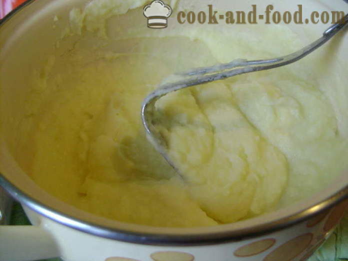 Пире кромпир са млеком - да кувам пире кромпир, корак по корак рецептури фотографије