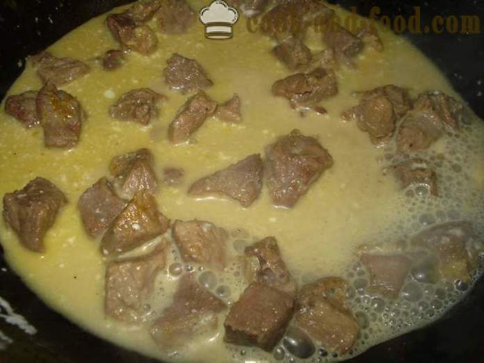 Схаварма у пита са кинеског купуса и говеђег меса - како да кува схаварма у пита кући, корак по корак рецептури фотографије