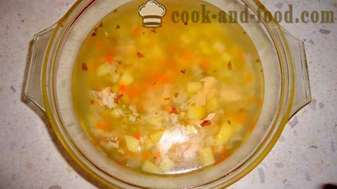 Раббит супа са кромпиром - како да кува укусна супу од зеца, корак по корак рецептури фотографије