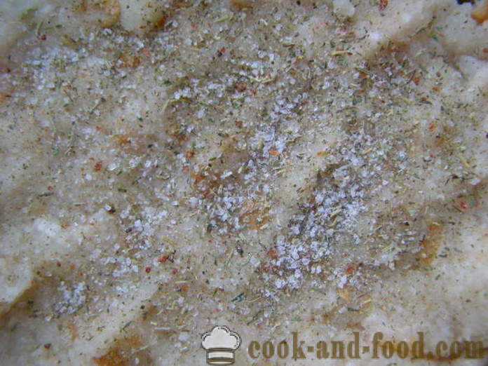 Једноставан рецепт за рибљи колачи цод - како да кува пљескавице направљен од бакалара, корак по корак рецептури фотографије