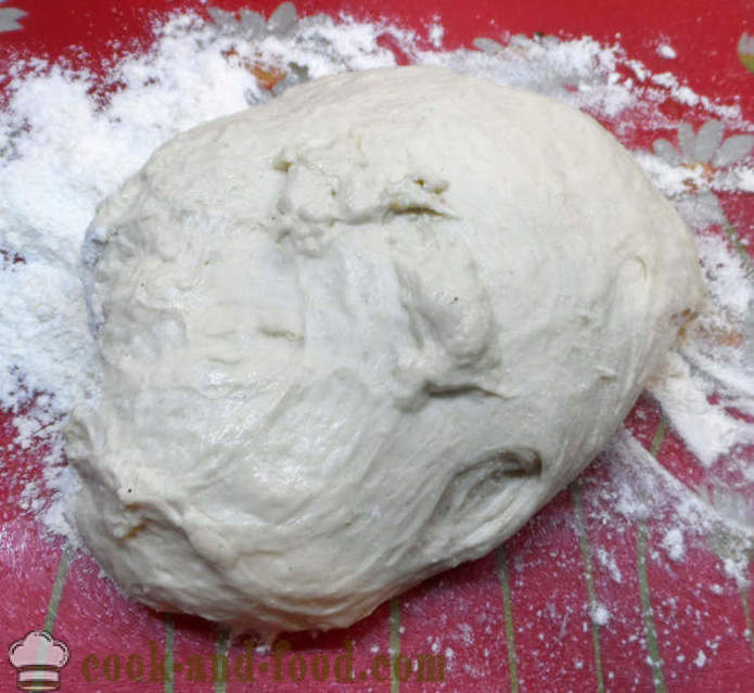 Монкеи хлеб са белим луком и уљем - како би мајмун хлеб, корак по корак рецептури фотографије