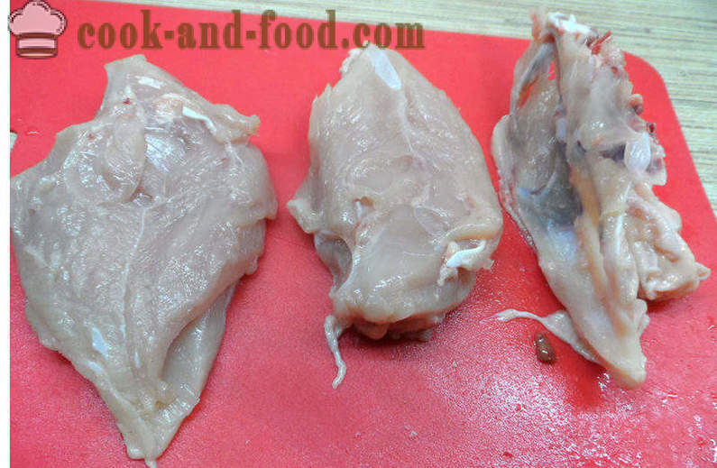 Пихтије пилетине - како да кува пихтије, корак по корак рецептури фотографије