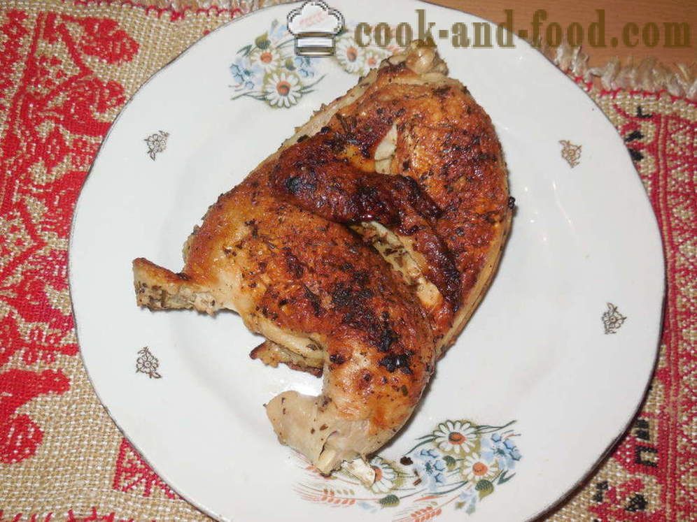 Пилетина дуван мултиварка - како да кува пилетину у дуванској мултиварка-експрес, корак по корак рецептури фотографије