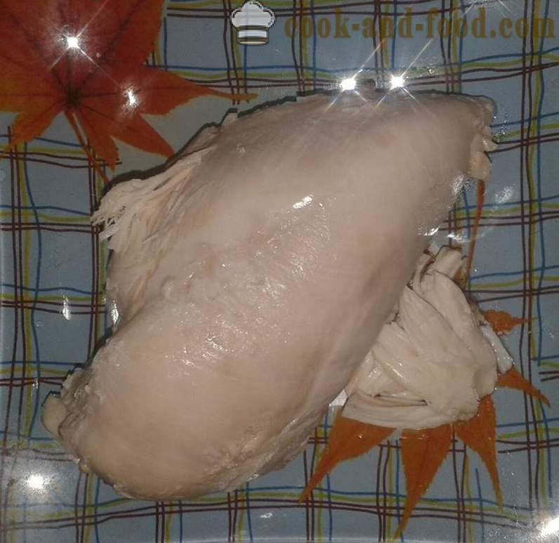 Укусно паштета од пилеће јетре са пилетином - како да кува домаће паштете пилећег јетре и груди, корак по корак рецептури фотографије