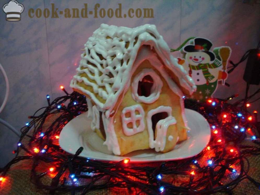 Божић медењак кућа са сопственим рукама - Како направити од медењака кућу код куће, а радионица са корак-по-корак фотографијама