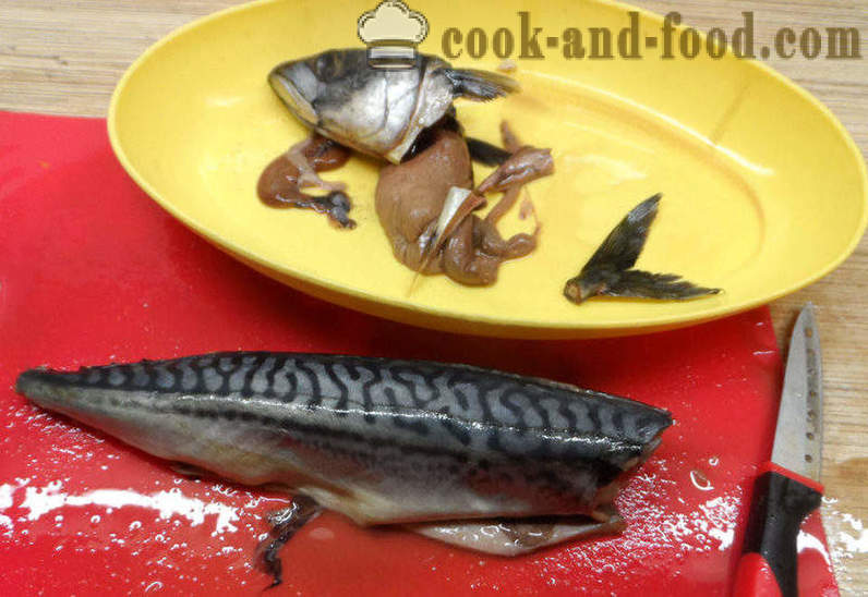 Колача од рибе скуша - како да кува рибље колаче од скуша, корак по корак рецептури фотографије