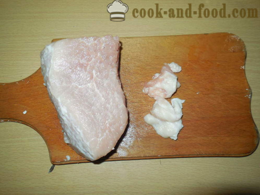 Патлиџан печена са месом и парадајзом - попут печеног патлиџана са месом у рерни, са корак по корак рецептури фотографије