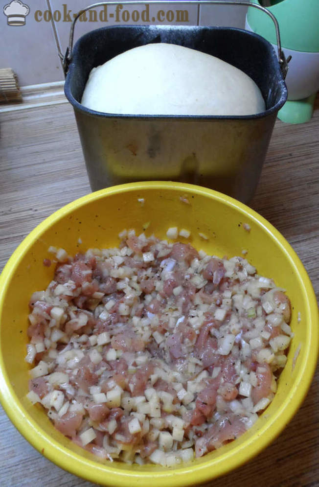 Ецхпоцхмак тартар, са месом и кромпиром - како да кува ецхпоцхмак, корак по корак рецептури фотографије
