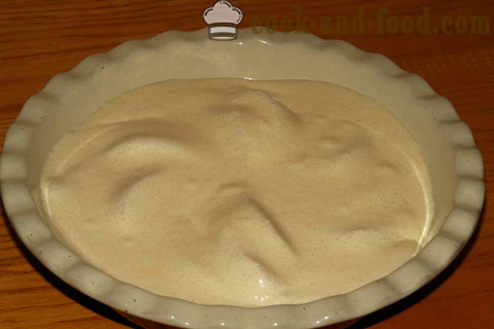 Бисквит са јабукама у рерни - како да кувају за бисквит са јабукама, корак по корак рецептури фотографије