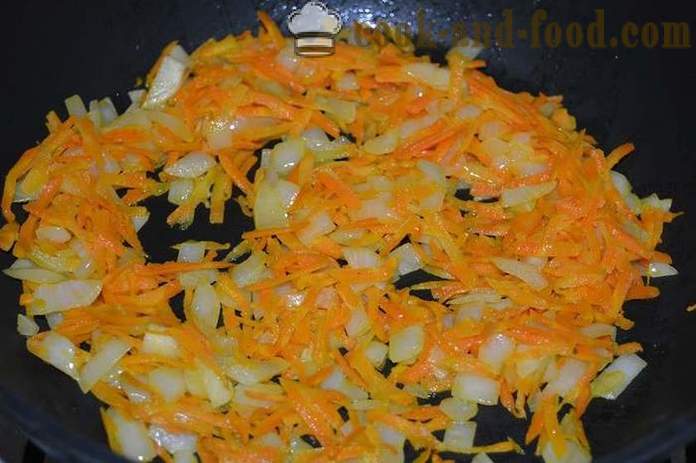 Пинк лосос са поврћем печен у рерни - како да кувају сочну Пинк Салмон у рерни, са корак по корак рецептури фотографије