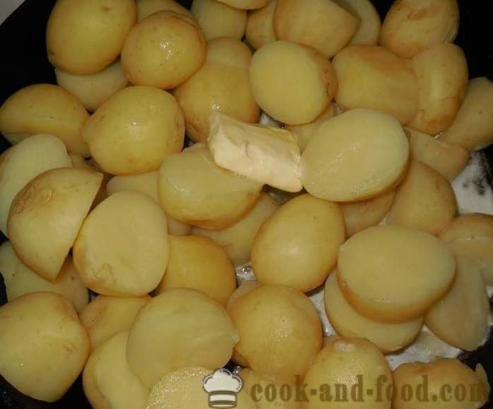 Делициоус нови кромпир у павлаци са мирођијом и белим луком - како кува а укусне нове кромпир, једноставан рецепт са сликом