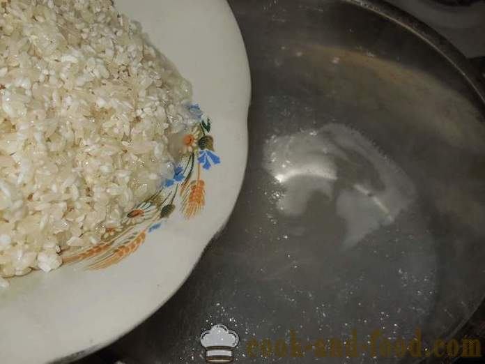 Како да кува пиринач кашу на води на украс - рецепт с фото